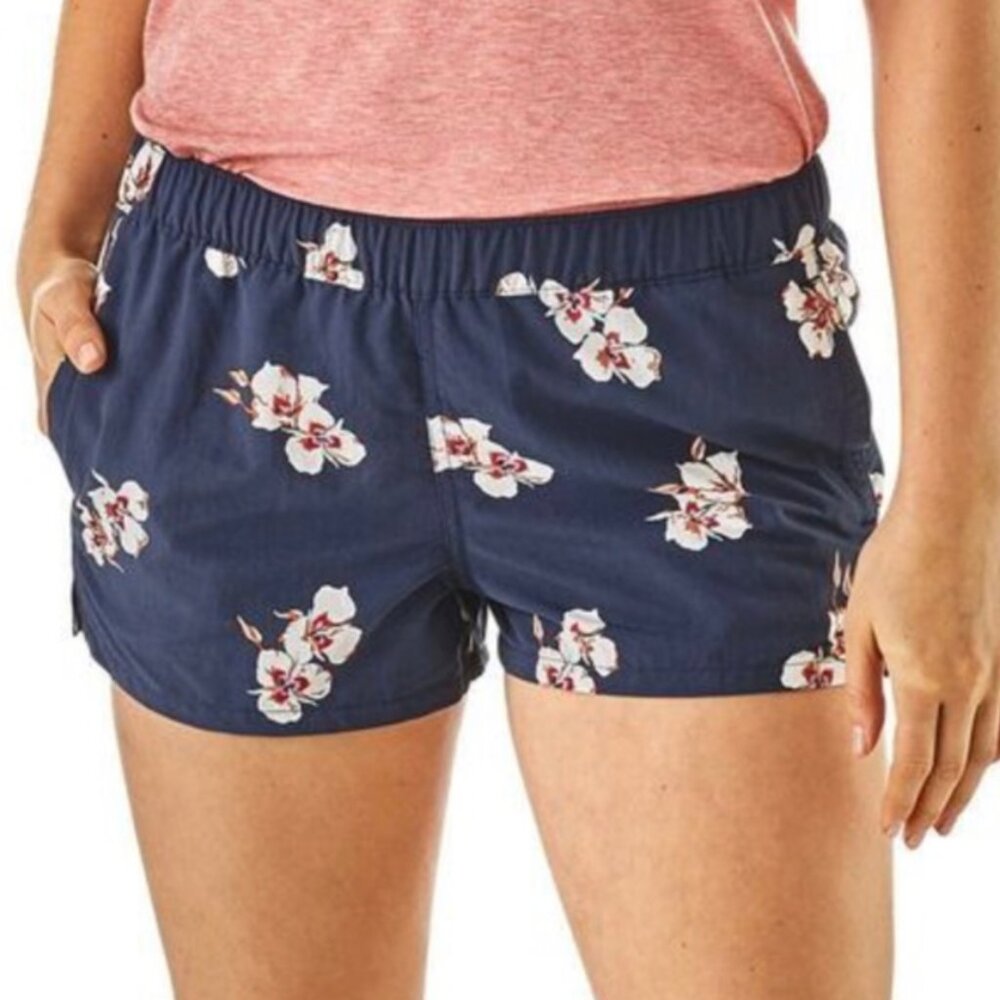 PATAGONIA 2.5" Barely Baggies Mariposa Lily: Classic Navy XL